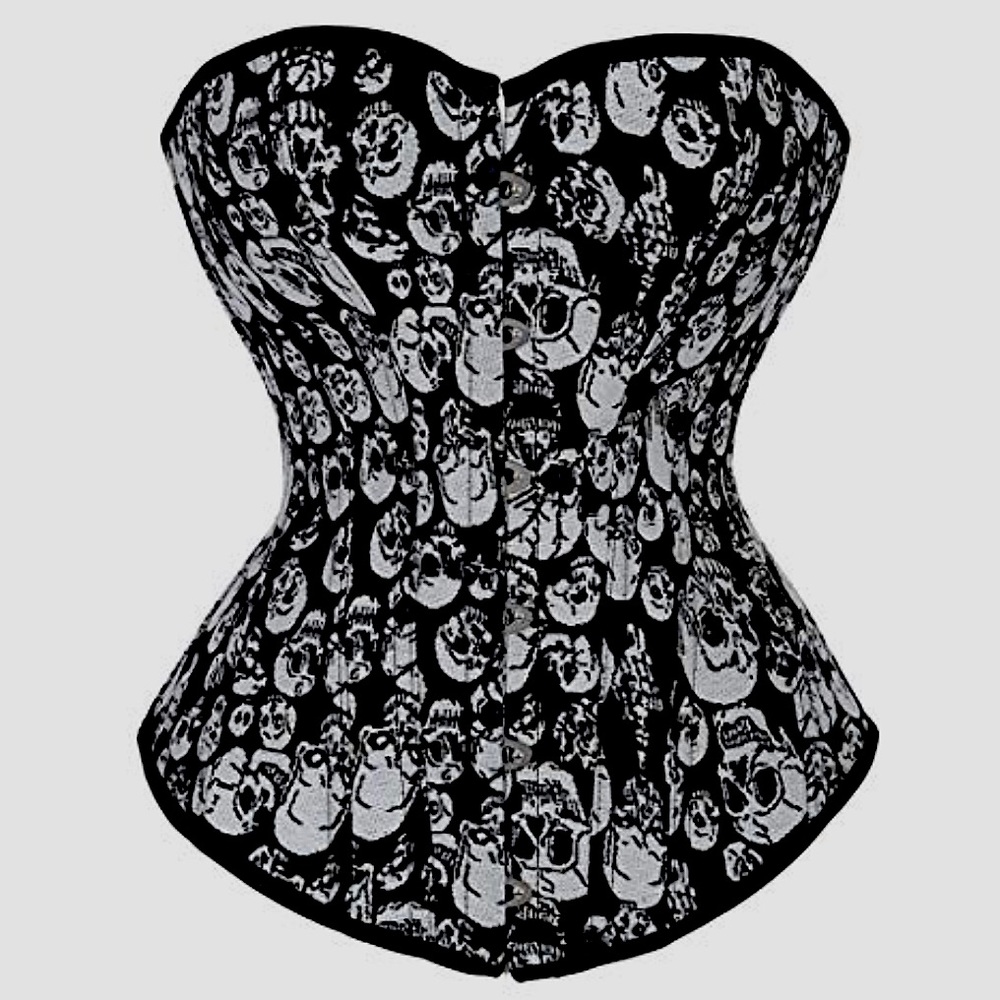 Skeleton corset